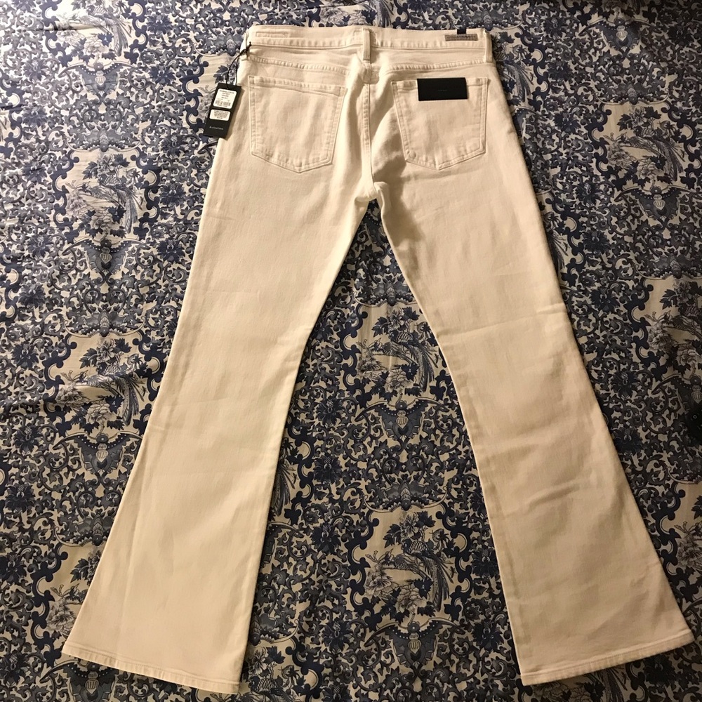 Citizens of Humanity Emannuelle Petite Slim Bootcut Jeans Size 31P in Sea Salt - Picture 2 of 11